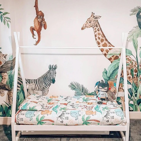 Łóżko dziecięce białe 140x70 biały