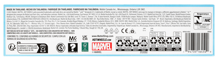 Hot Wheels RacerVerse MARVEL 5-pak Zestaw 5 pojazdów do jazdy po torze