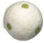 Wełniana kula dekoracyjna 6 cm, kremowa