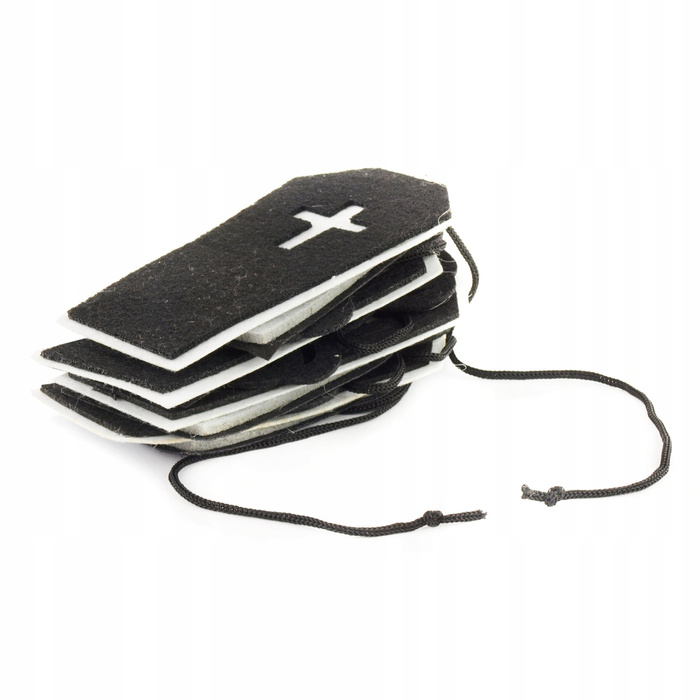 Upiorna Girlanda Halloween Trumny i Pająki 2m