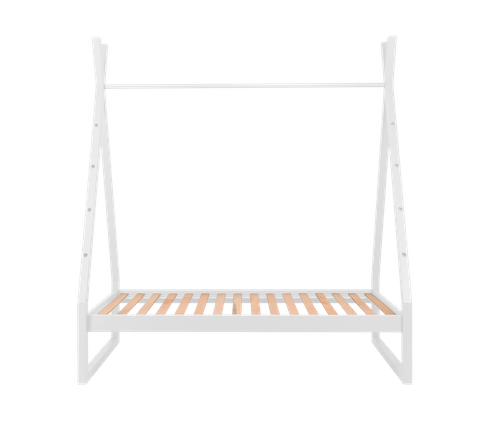 Łóżko dziecięce białe 140x70 biały
