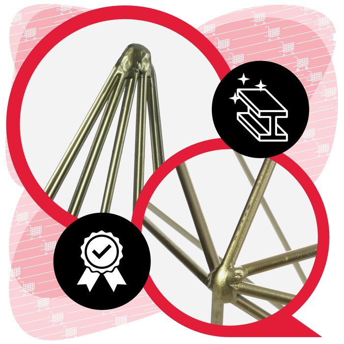 Ozdoba do ogrodu pokoju Metalowa DIAMENT LOFT MODERN 90 cm