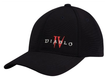 Czapka z daszkiem, DIABLO IV, męska, czarna