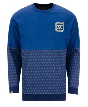 Koszulka z długim rękawem Longsleeve, STARCRAFT BILLBOARD LS, męska, granatowa, rozmiar S