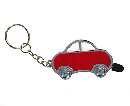 Brelok do kluczy AUTO Piękny z Gumką do pisania RED