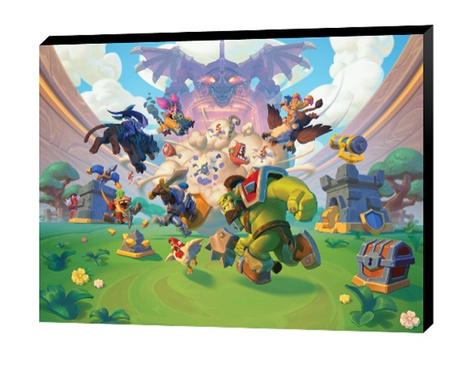 Obraz na płótnie WORLD OF WARCRAFT ARCLIGHT RUMBLE, rozmiar 16x20 cali