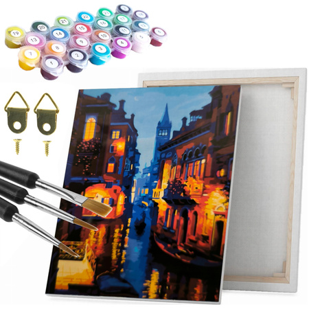 Malowanie po numerach 40x50 cm na ramie Venezia