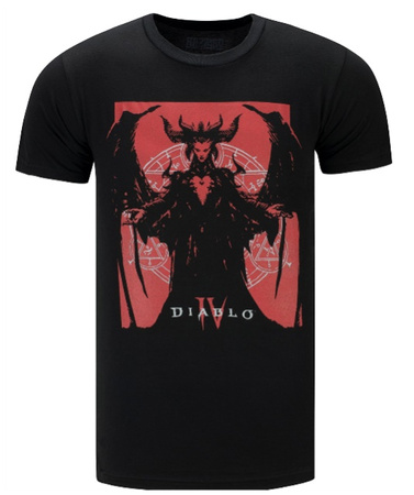 Koszulka T-SHIRT DIABLO IV DAUGHTER OF HATRED JINX, czarna męska, rozmiar L
