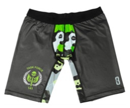 Spodenki kompresyjne CALL OF DUTY, męskie, zielone, rozmiar 2XL