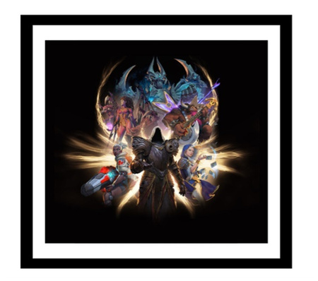 Oprawiony plakat BLIZZ GEAR Fest 18x20 cali