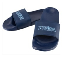 Klapki męskie HEROES OF THE STORM, granatowe, rozmiar 9/10