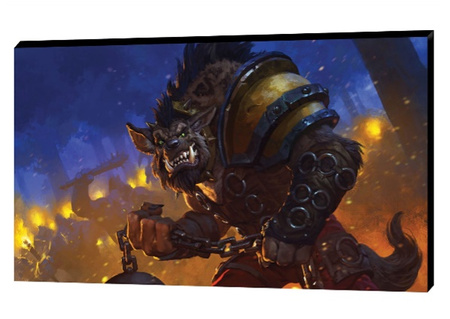 Obraz na płótnie HEROES OF THE STORM HOGGER BAYARD, rozmiar 14x25 cali