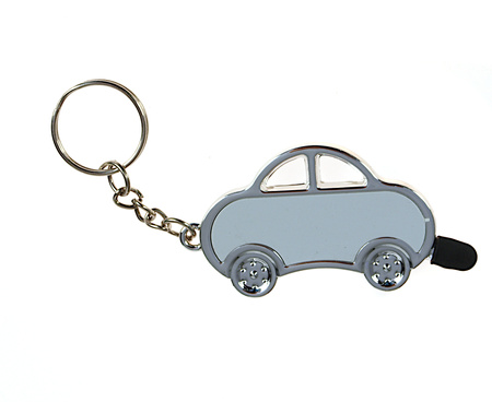 Brelok do kluczy AUTO Piękny z Gumką do pisania WHITE