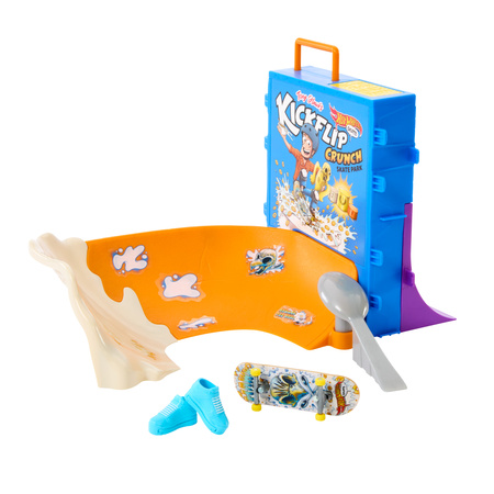 HOT WHEELS SKATE TONY HAWK Śniadaniowa Rampa SKATE PARK + DESKOROLKA + BUTY
