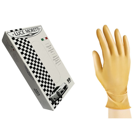 Rękawice nitrylowe jednorazowe LUCE MORETTI Gold L op./50szt.