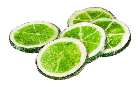 Ozdoba limonkowe plasterki 5 cm