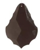 Zawieszka dekoracyjna 20 cm, czarna