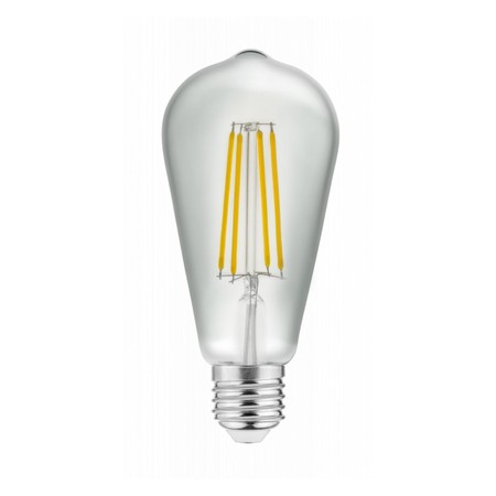 Źródło światła LED, FILAMENT, ST64, 3000K, E27, 6W,600Im,AC220-240V/ 50-60Hz, RA>80, 360°