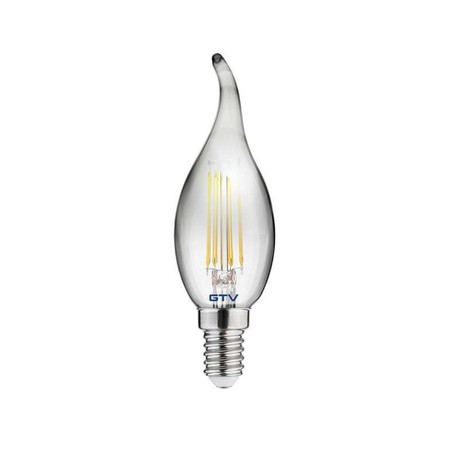 Źródło światła LED dekoracyjne, FILAMENT, C35L, 2700K, E14, 4W, 240lm,AC220-240V/ 50-60Hz,RA>80,360°