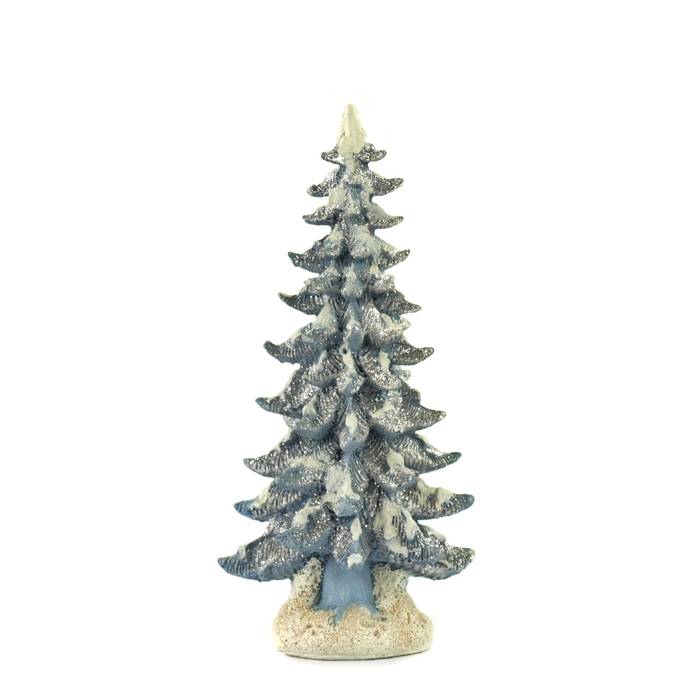 Choinka - ozdoba świąteczna niebieska 24 cm unikat